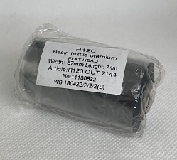 Термотрансферная лента RESIN Textile R500 57х74 OUT для печати на текстильных лентах