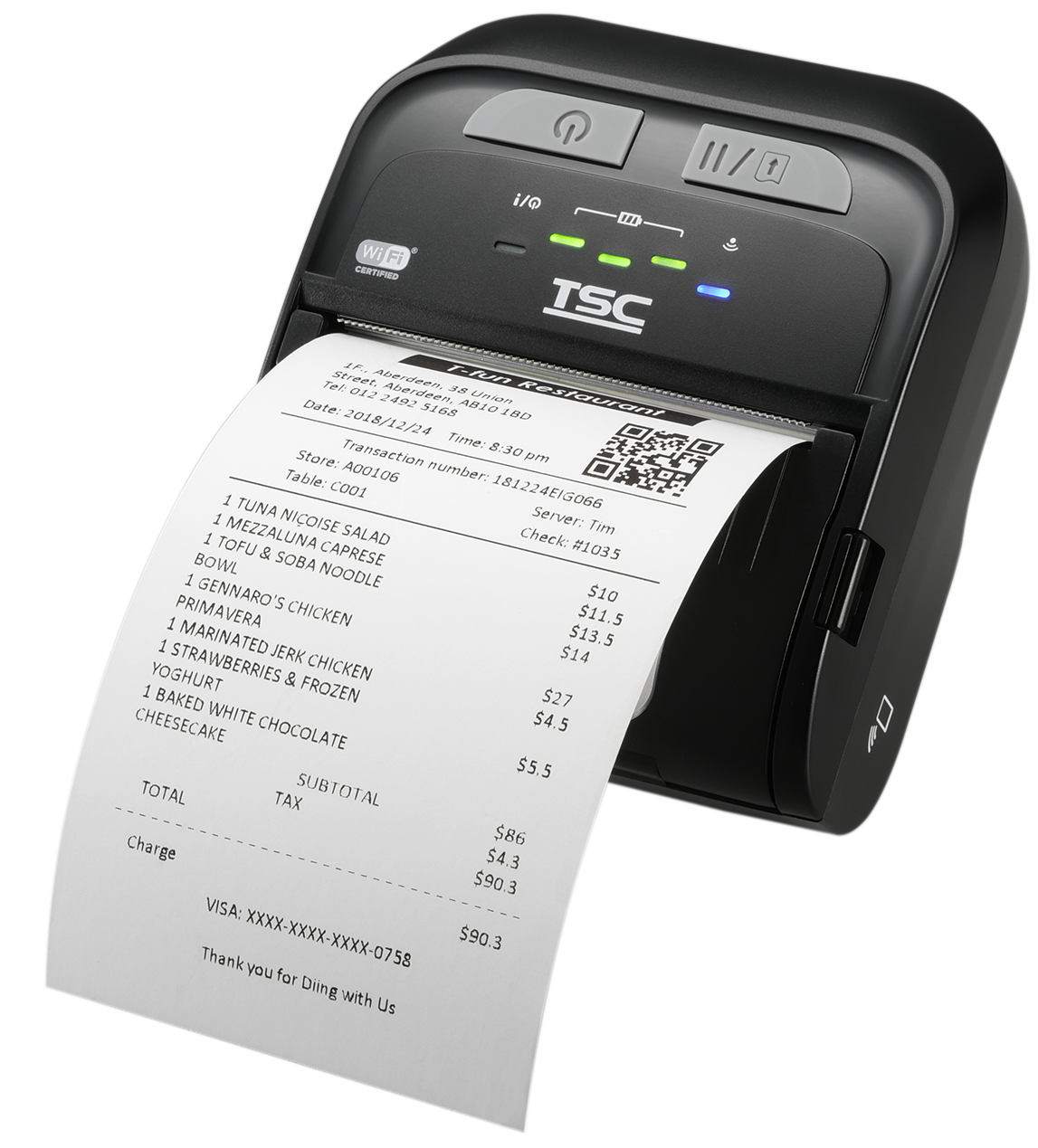 Принтер этикеток TSC TDM-30 + WiFi + Bluetooth 4.2 (99-083A502-1012)