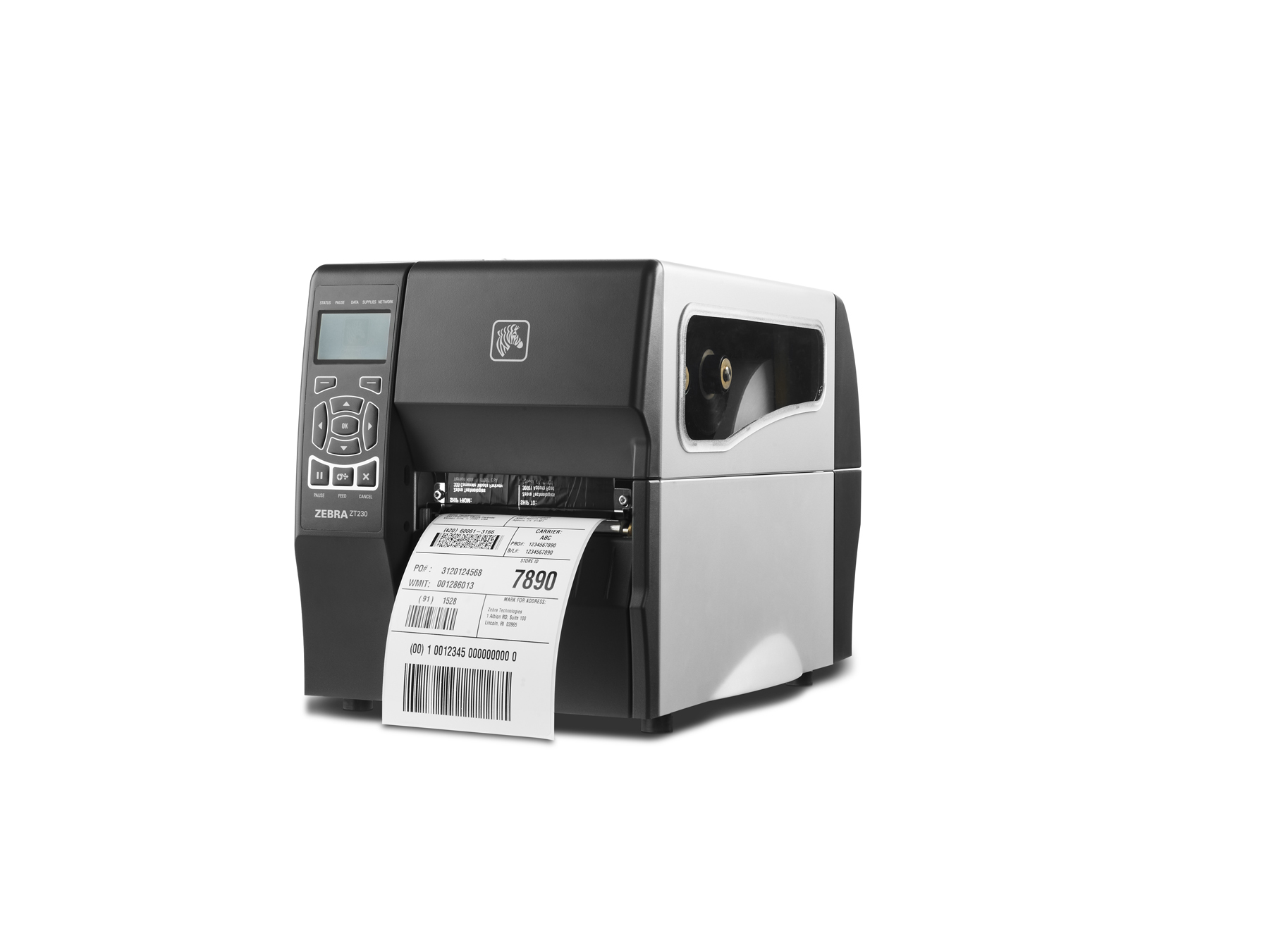 Термо принтер этикеток Zebra ZT230 (203 dpi, RS232, USB) (ZT23042-D0E000FZ), цена модели - $980