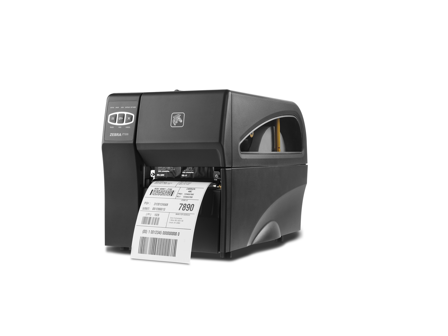 Термотрансферный принтер этикеток Zebra ZT220 (300 dpi, RS232, USB) (ZT22043-T0E000FZ)