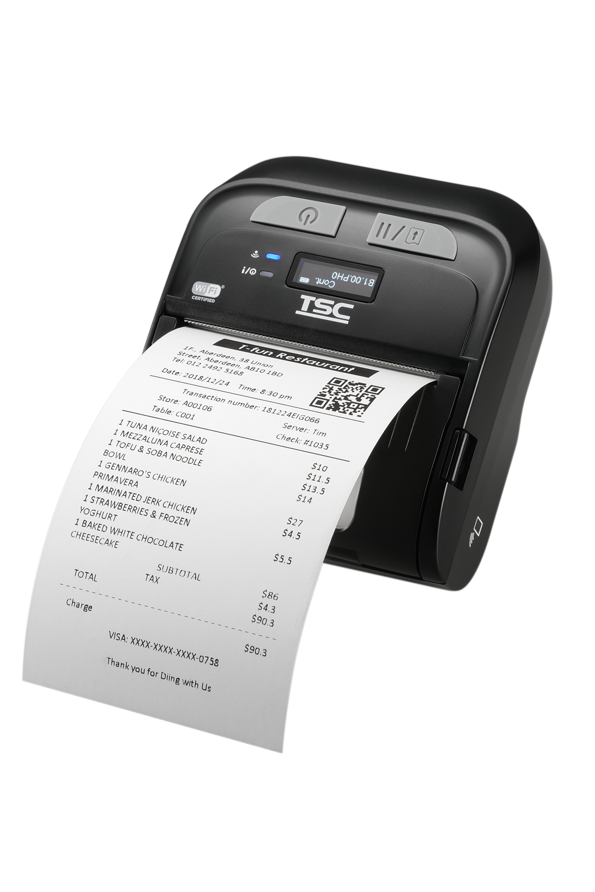 Принтер этикеток TSC TDM-30 + WiFi + Bluetooth 4.2 (99-083A502-1012) фото 2
